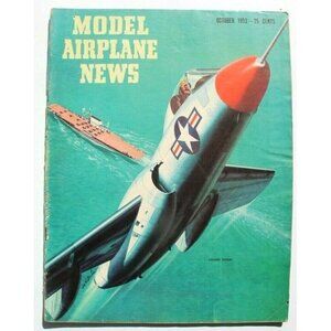 Vintage October 1952 Model Airplane News Aviation Magazine - Vought Cutlas